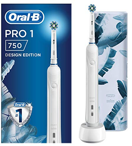 Oral-B Pro 1 750 White Design Edition mit Reiseetui