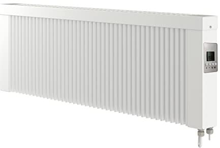 anapont Calefacción eléctrica con núcleo de arcilla refractaria, 1200 W, calefacción por superficie – Radiador eléctrico – con piedra de memoria – con termostato – Ahorro de energía