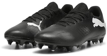 PUMA Herren Future 7 Play MxSG Soccer Shoe, Black White, 43 EU