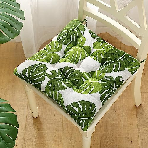 Cuscini Sedie Cucina Set Da 2/4/6 Coprisedie Cuscini Morbidissimo Per Interno Ed Esterno Cucina Cuscini Sedie Esterno Giardino Coprisedie Lavabili Trapuntati con Laccetti Soggiorno Ufficio Cuscino ( C
