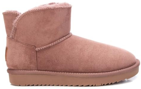 XTI - Botín Mujer Nude - Calzado Cómodo y Versátil - Moda casual - Modelo 04443601 (Talla 39)