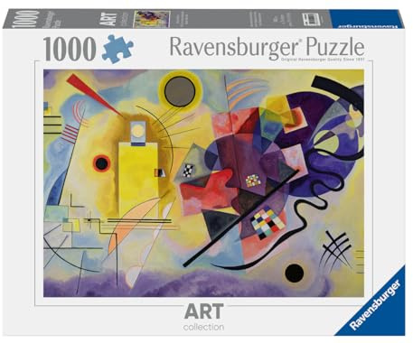 Ravensburger - Puzzle 1000 Pezzi Kandinsky Giallo Rosso Blu, Adulti 70x50cm