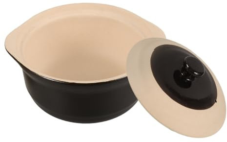 ABOOFAN Pentola Di Terracotta Per Brasare Pollo e Cucinare Porridge Casseruola Per Stufati Da Cucina Coperchio Per Uso Domestico e Ristoranti