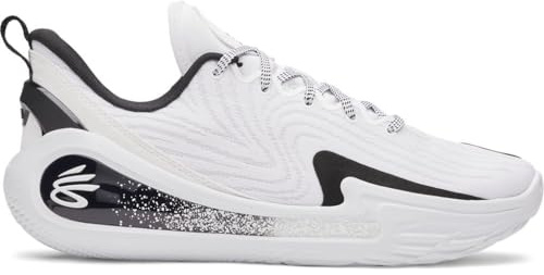 Under Armour Curry 12 Team Chaussures de basket-ball unisexes – Ajustement et soutien améliorés, Noir blanc, 45.5 EU