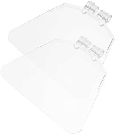 iplusmile 2 pezzi Copertura Protettiva Trasparente per Smerigliatrice da Banco Scudo Antischegge Leggero e Resistente Protezione Occhi per Utensili Elettrici Facile da Installare e