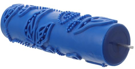 WHAMVOX 7-inch Butterfly Patterned Paint Roller Embossing Textured Paint Roller for DIY Wall Decoration Tool for and Drywall Texture