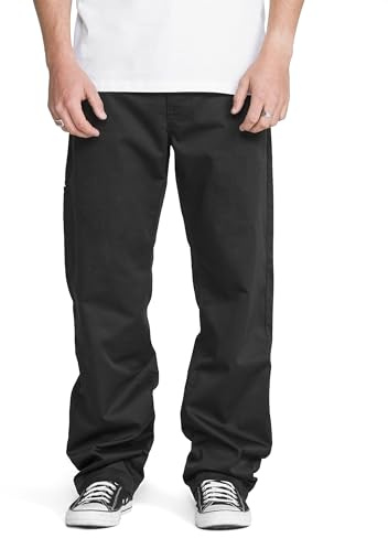 Volcom Men's Frickin Relaxed Chino Pant Black 34