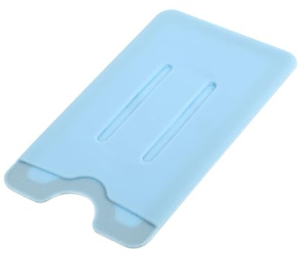 Mobestech Porta Cellulare Flessibile Borsa Posteriore per Telefono Porta Carte di Credito Contenitore per Carte di Credito
