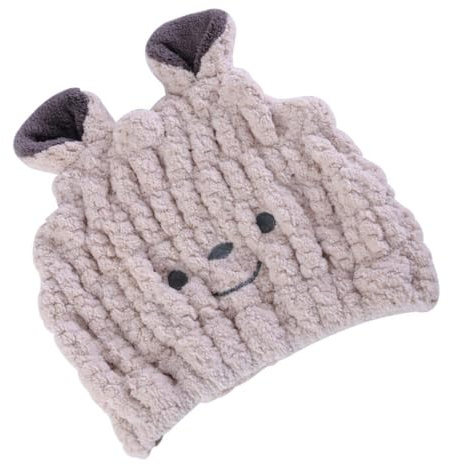 SHOWERORO Gorro de Toalla Absorbente para Secado Rápido del Cabello de Ñiño y Niño, Material Sintético Cómodo y Práctico para Uso en Casa o Viaje