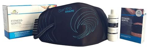 SaneoSHAPE - Fitnessgürtel zum Training der seitlichen und schrägen Bauchmuskeln & Rückenmuskulatur * deutsche Markenqualität *