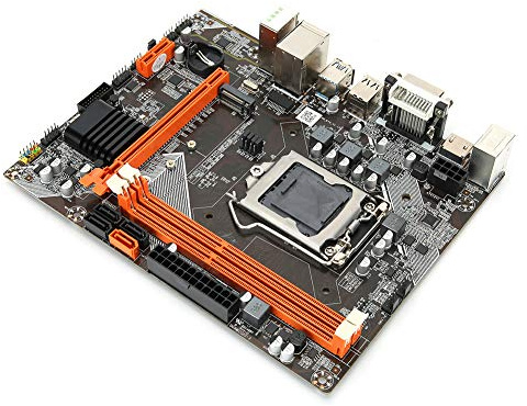 M ATX Desktop Motherboard für Intel B75, NVME&NGFF Dual Mode M.2 High-Speed Festplatte/CPU für LGA 1155Pin/2X DDR3 1600/1333/1066 MHz/1X PCI EX16 Grafikkartensteckplatz Motherboard
