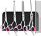 GEMEK Hundepflege Schere Set, 4CR Edelstahl Sicherheit Runde Spitze Pet Professional Grooming Tool 5 Stück Kit - gerade, gebogen, Ausdünnung Schere & Kamm für Hunde, Katzen und andere Tiere