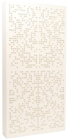 Bluetone Acoustics Binary AbFuser | Panneau Acoustique Mural, Diffuseur Acoustique, Panneau Absorbant Le Son, Traitement Acoustique (100x50x10cm, Ecru)