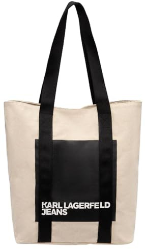 KARL LAGERFELD JEANS, Damen, Canvas-Tasche, Beige, One size
