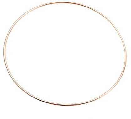 WOFASHPURET 10st Metallring Selber Machen Goldene Girlande Runde Ringe Drachenfänger-Ring Selber Machen Makramee Ringe Reifen Blumenkranz Ring Stickrahmen Craft Hoop Ringe Material Traumfänger