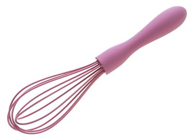 Wiltshire Silicone Whisk, Egg Whisk, Baking & Whipping Balloon Whisk, Heat-Resistant Utensil, Non-Stick, Non-Scratch, Studio Pink, 21x5x5cm