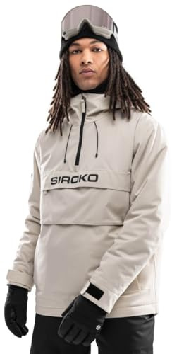 SIROKO - Snowboardjacke mit Isolierung W6 Eriz - L - Beige
