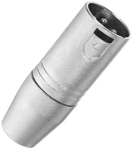 Kisangel Adaptateur vers XLR Mâle Broches Convertisseur vers XLR pour Microphone Et Appareils Audio