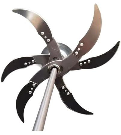 Generico for l'Agricoltura Agitazione Mixer 4/6 Lame Agricola Verdura Frutta Cutter Frantoio Maiale Mangime for Pollo Chopper Lame di Ricambio(6 Blade Set)
