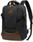 Kasgo Mochila Hombre Mujer, Mochila Viaje Lona Vintage Mochila Antirrobo Impermeable Mochila Portátil Ordenador 15.6 Pulgadas con USB Mochila Trabajo Casual Mochila Universidad Adolescente, Negro