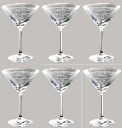 Paulnagel Set med 6 stycken Lucca martiniglas