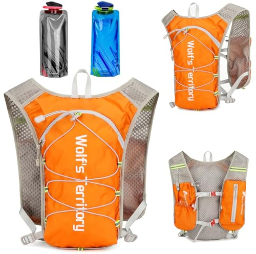 Gilet da corsa per uomo e donna, 1,4 l, per corsa, maratona, escursionismo