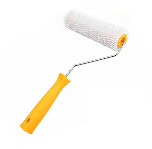 Rodillo de purga de púas, masa compensadora, 23 cm, rodillo de ventilación, longitud de púas, 15 mm, rodillo con punta para ventilación de revestimientos de suelos de 9 pulgadas