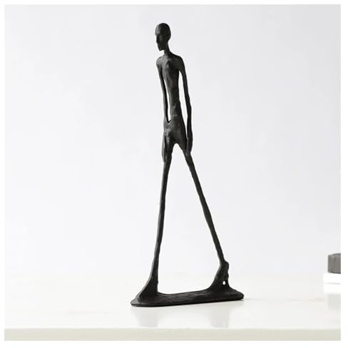 TSKIQQLQ Decoración para estanterías Walking Man Escultura 10.6 Diseñador Exclusivo Decoración del Hogar De Oficina Premium Decoración para oficinas