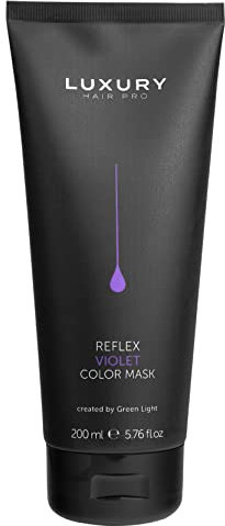 Luxury Hair Pro, Reflex Violet Color Mask, Maschera Colorata Capelli, Nutriente e Lucidante, Riflessi Intensi e Brillanti, con Proteine della Seta e Olio di Argan, Viola, 200 ml