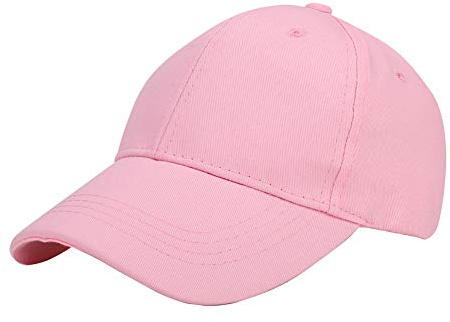 XINCHI Casquette de Baseball pour Enfants Couleur Unie Respirante Casquette Snapback Casquette Été Protection Solaire Chapeau de Baseball léger Réglable Casquette pour Garçons Filles 4-8 Ans