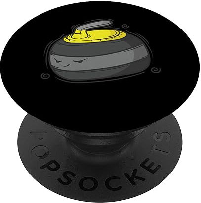 Curling Wintersport Stein Lockenbesen PopSockets mit austauschbarem PopGrip