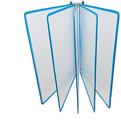 CukYi Wandmontierter Ordner-Aktenhalter, hängender Wand-Aktenhalter, Klapp-Aktenhalter, wandmontiertes magnetisches Display (PVC + Metall) 33 * 23 * 10 cm