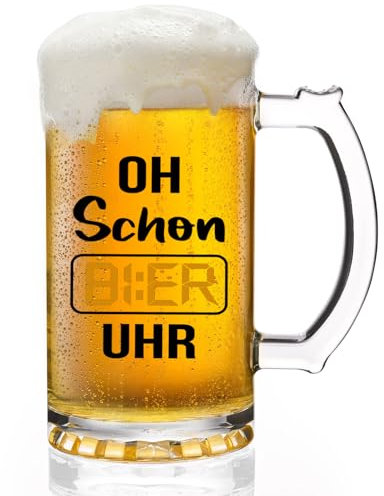 Joymaking Bierglas mit Gravur, Bier Geschenke für Männer, Lustige Geschenke für Männer, Geburtstagsgeschenk für Männer, Kleine Geschenke Männer, Witzige Geschenke für Bierliebhaber, Bierkrug 0,5l