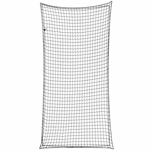 vidaXL Filet pour remorque avec Corde élastique Noir 6x3 m PP