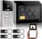 GVS - IP Video Türsprechanlage 4 Familienhaus mit Türöffner (RFID), HD Kamera, 4X 10 Zoll Monitor & App - Smarte Video Türklingel mit Kamera & Gegensprechanlage (AVS5527A)