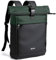 Sylvanthos Mochila Impermeable, Mochila Ordenador Portatil Hombres y Mujeres con Cremallera Antirrobo, Expandible 18-25L, Mochila Roll Top para Trabajo, Escuela, Viajes de Negocios(Verde)