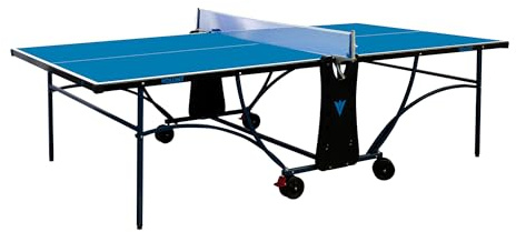 Vollint BigBounce Table Tennis Tables, Outdoor, Indoor, 3/4 Lite size tables, Ping Pong Equipment for Families, Foldable & Easy to Store, Accessories Included, Solid Steel Frame (Outdoor)