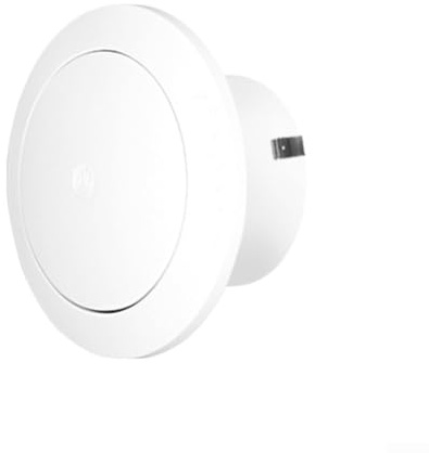 Honseadek Rejilla de válvula de escape de aire ABS ajustable, difusor redondo, salida de conducto de ventilación (100 mm)