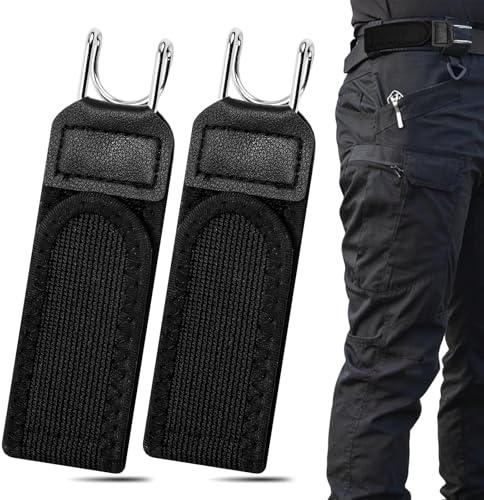Bohrma 4-cintura uomo delat bälte utan spänne för män och kvinnor, osynligt elastiskt bälte, justerbart taktiskt bälte med metallkrok, elastiskt sidobälte utan spännen för fritidsarbete