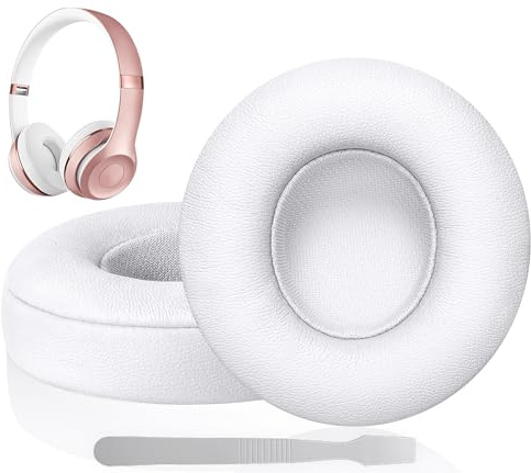 Link Dream Replacement Beats Solo 3 Earpad Beats Solo 2 Replacement Ear Pads Memory Foam Cushions Cover for Beats Solo 2 & Solo 3 Wireless Headphone