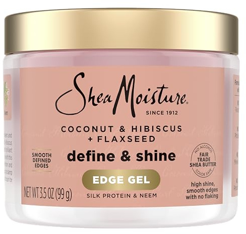 Edge Gel, Coconut & Hibiscus + Flaxseed, 3.5 oz (99 g), SheaMoisture