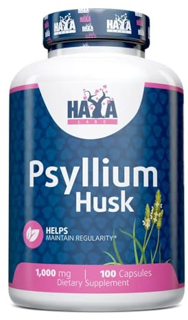 Psyllium Husk 500 mg. 100 Caps.