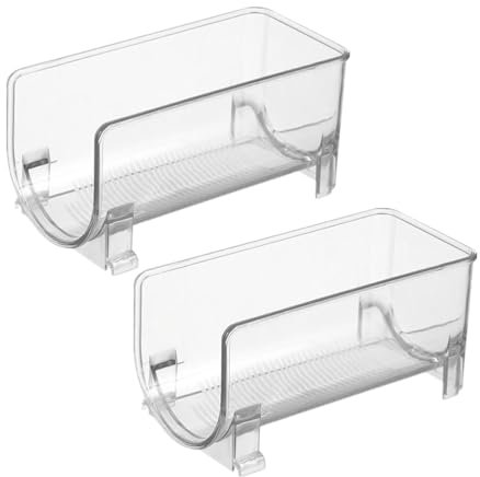 Ciieeo 2 Pz portabottiglie a cassetto portabottiglie per vino autoportante frigorifero per la conservazione del vino espositore bottiglie bottigliera organizzatore del frigorifero