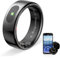 HPLSZCN Smart Ring Health Tracker, Touch Health Rings, Heart Rate, Blood Oxygen, Women Health, Sleep & Fitness Tracker, Smart Ring for Women & Men, No App Fee for Features (Black, 13)
