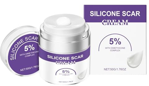 Crème anti-cicatrices - 50 g - Crème décolorante - Crème réparatrice pour les taches, plaies, césariennes, vieilles cicatrices, brûlures, jambes