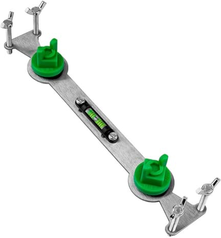 Niveleur de tuyau d'eau chaude et froide en métal avec jauge de niveau intégrée pour les ajustements de plomberie et l'installation du pommeau de douche