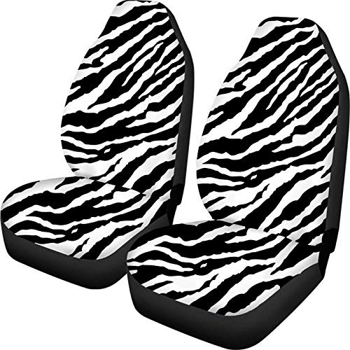 SEANATIVE Fashion Zebra Pattern Car Internal Accessories Seat Cover Univasal Vehicle Auto Front Seat Case Cushion