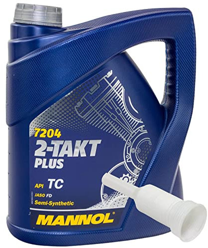 Motoröl Gemisch Öl MANNOL 2-Takt Plus API TC 4 Liter mit Ausgießer
