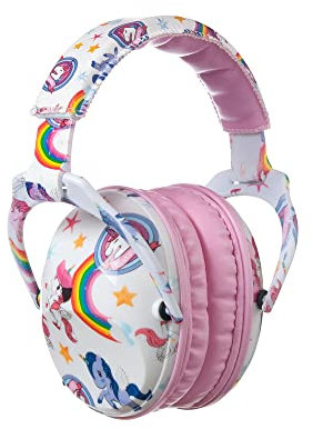 PROTEAR Kinder Gehörschutz, Verstellbare Faltbare Ohrenschützer, Kind Lärmschutz Kopfhörer für Konzert Schule Festival Hörschutz mit SNR 28dB-Unicorn