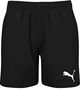PUMA Pojkar medium längd shorts badbyxor, svart, 116